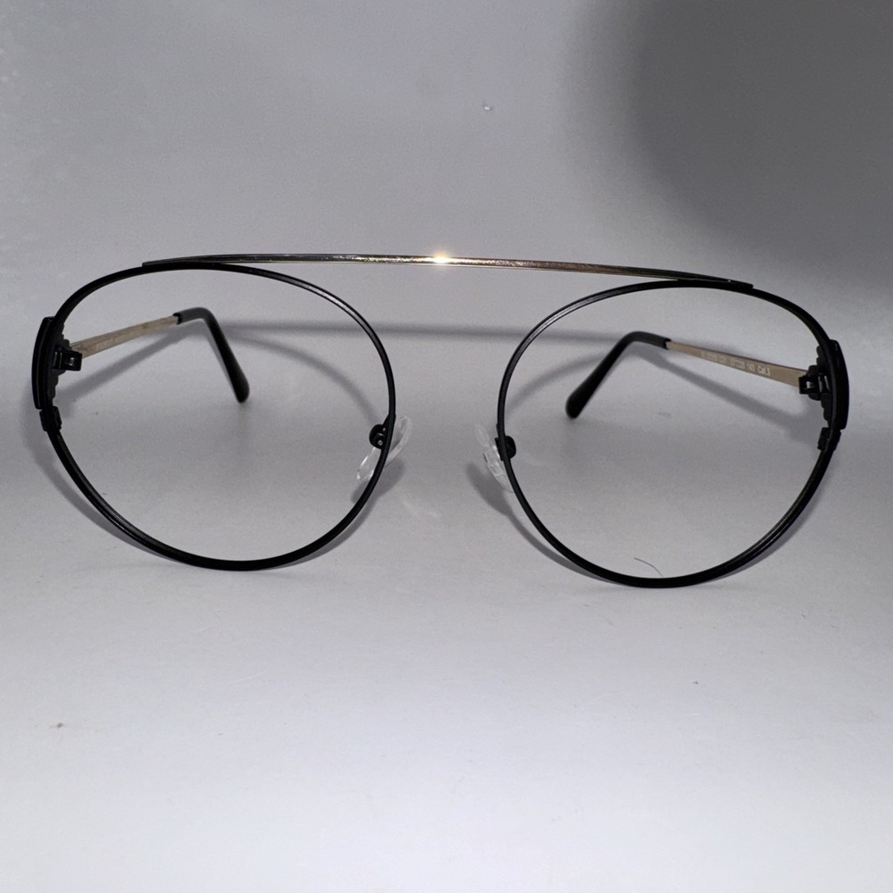 Balmain Sunglasses BL2525B C01 Round Black Pink Gold FRAMES ONLY‎ 57-20-143 - Picture 2 of 7